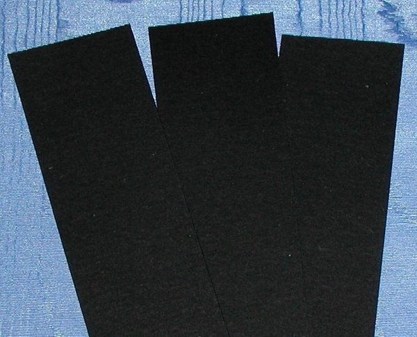 Vulcanfiber schwarz 0,9x69x190 mm
