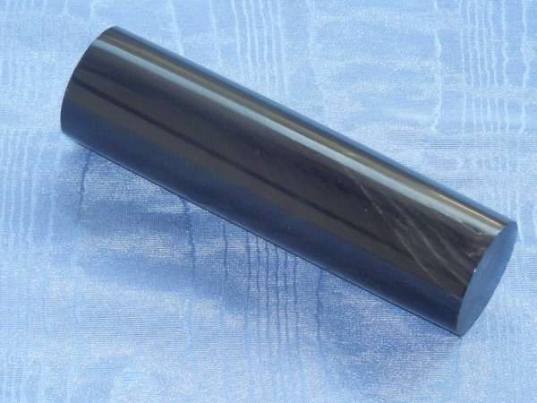 Büffelhorn, Rolle schwarz Ø 33x111 mm