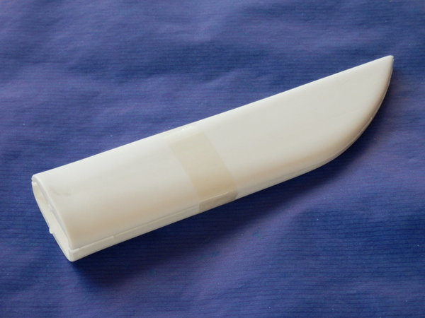 Plastikhülse für Messerscheide groß, gerade