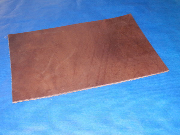 Blankleder Farbe cognag ca. 300x200x2,8-3 mm