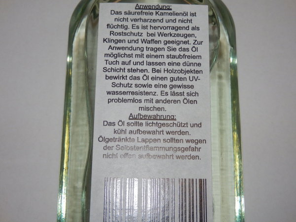 Tsubaki Sinensis Kamelienöl - 100 ml