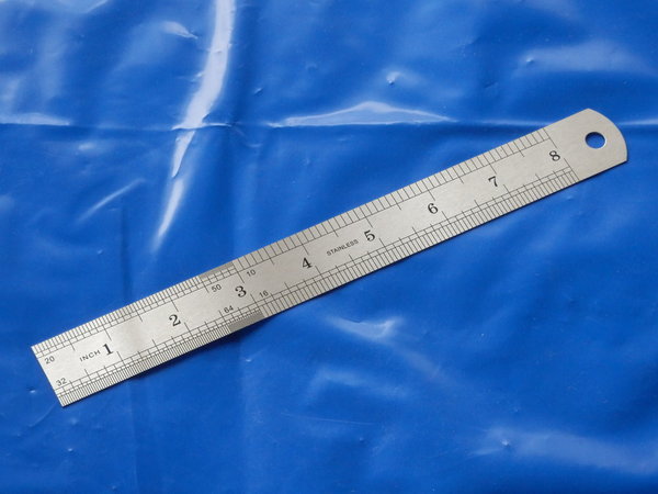 Edelstahl - Lineal 20 cm