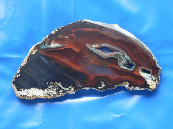 Achat Edelstein Mineral Scheibe Brasilien ca. 160 mm