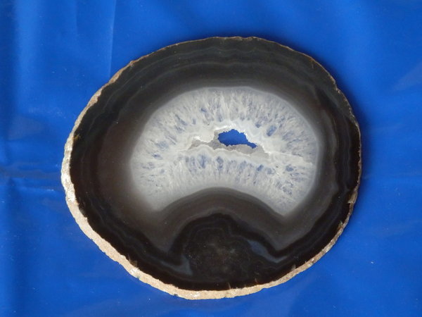 Achat Edelstein Mineral Scheibe Brasilien ca. Ø 111 mm