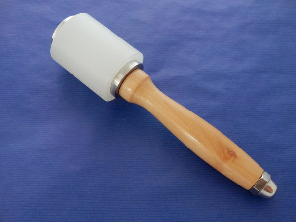 Leder Hammer aus Nylon mit Holzgriff