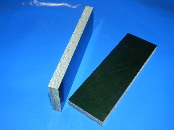 Leinen-Micarta grün Griffschalenpaar 9 mm