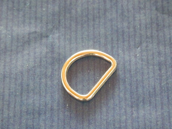 D-Ring 15 mm verchromt