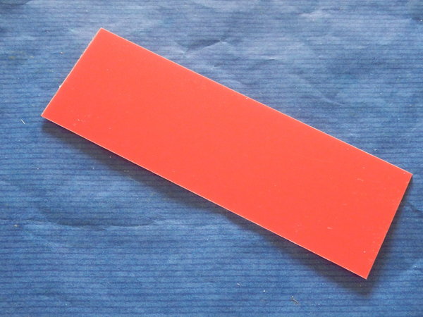 Polypropylen Platte 0,8x40x120 mm rot