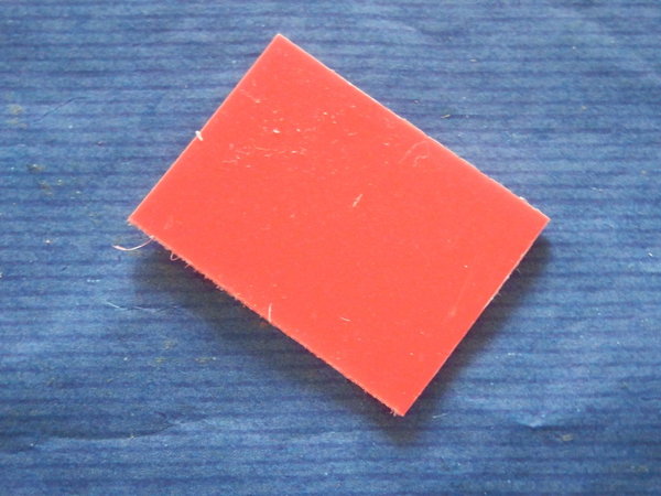 Polypropylen Platte 0,8x40x30 mm rot