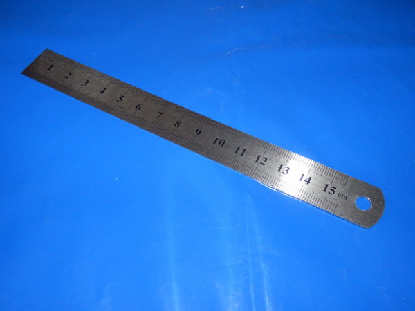 Edelstahl - Lineal 15 cm
