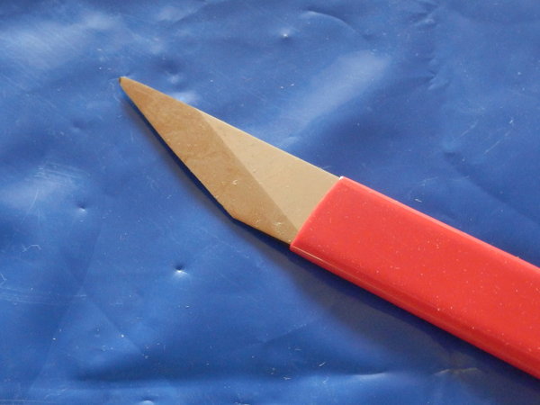 Tina Messer 230 Schuhmachermesser mit PVC Griff haarscharf geschliffen aus Edelstahl