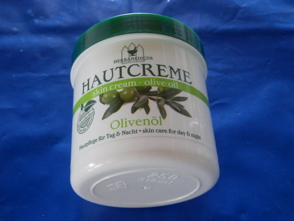 Olivenöl Hautcreme Herbamedicus, 250 ml Vegan