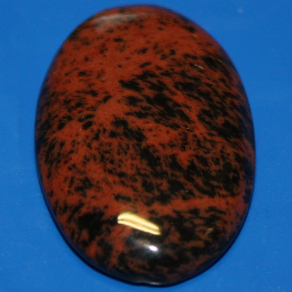 Mahagoni Obsidian oval Cabochon
