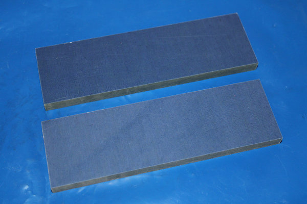 Griffschalenpaar 8 mm Leinen-Micarta blau/pistazie