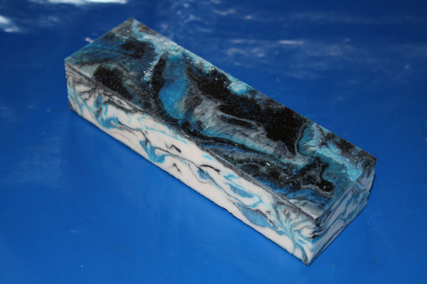 Acryl mit Inlace Frostbite, Block 130 mm